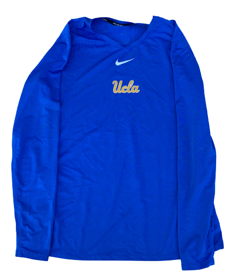 Delanie Wisz UCLA Softball Team Issued Long Sleeve Workout Shirt (Size Women&