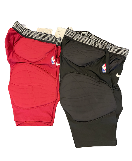 Compression Nba Stars Charles Matthews Set of (2) NBA Padded Compression Shorts - New with T ...