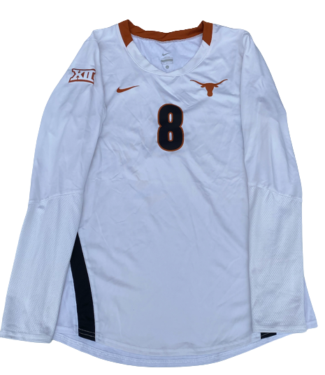 Cat McCoy Texas Volleyball GAME WORN Jersey (Size L)