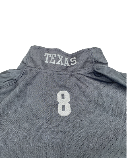 Cat McCoy Texas Volleyball Team Exclusive Quarter-Zip Pullover with Number on Back (Size S)