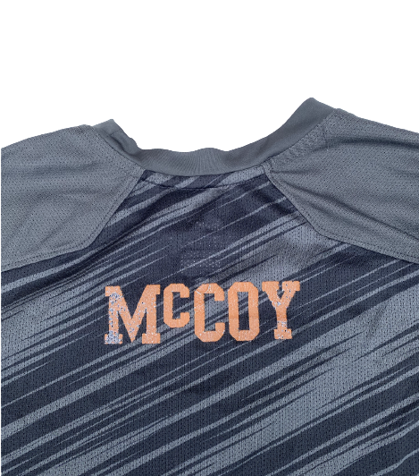 Cat McCoy Texas Volleyball Team Issued Pre-Game Warm-Up Shirt with Name (Size M)