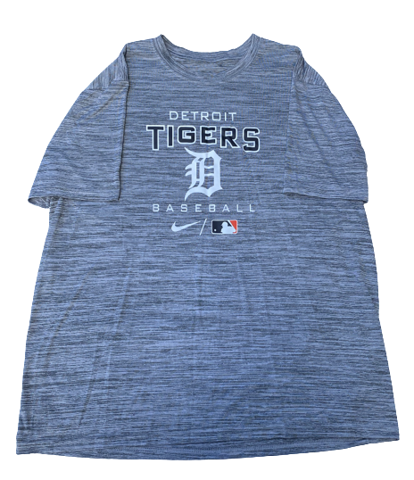 J.T. Perez Detroit Tigers Team Issued Workout Shirt (Size XL)