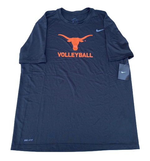 Ashley Shook Texas Volleyball Team Issued Workout Shirt (Size XL)