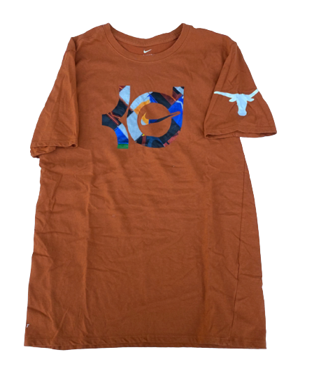 Ashley Shook Texas Volleyball Team Issued "KD Kevin Durant" Workout Shirt (Size M)