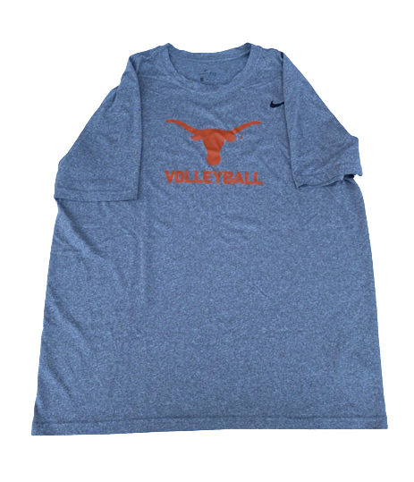 Ashley Shook Texas Volleyball Team Issued Workout Shirt (Size XL)