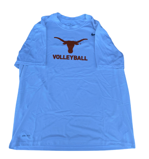 Ashley Shook Texas Volleyball Team Issued Workout Shirt (Size XL)