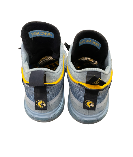 Justin Lewis Marquette Basketball 2021-2022 GAME WORN Shoes (Size 15)