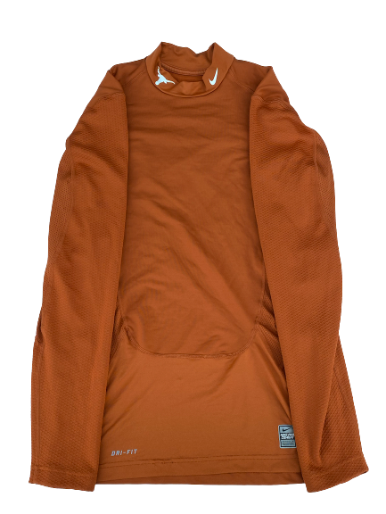 Skyler Bonneau Texas Football Team Exclusive Long Sleeve Compression Shirt (Size L)