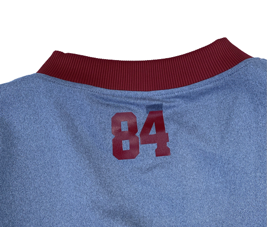 Erik Krommenhoek USC Football Team Exclusive Reversible Windbreaker Pullover with Number (Size XL)