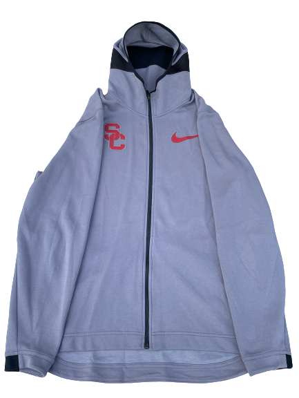 Erik Krommenhoek USC Football Team Issued Travel Jacket (Size 2XL)