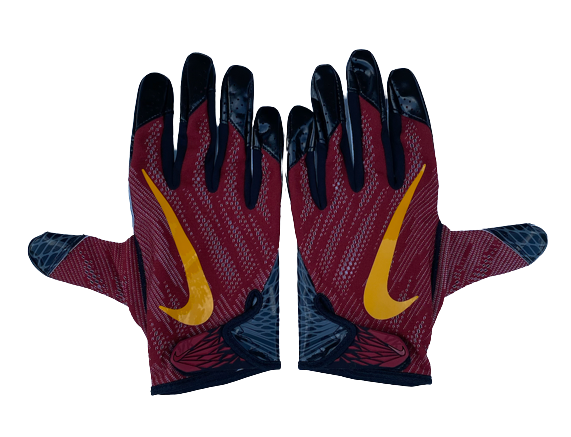 Erik Krommenhoek USC Football Player Exclusive Gloves (Size 3XL)