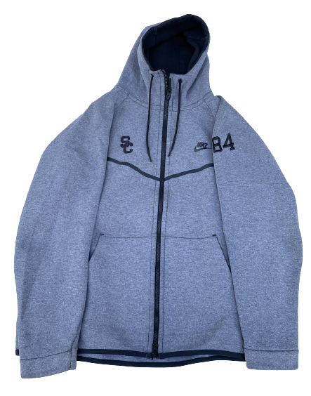 Erik Krommenhoek USC Football Team Exclusive Travel Jacket with Number on Sleeve (Size XL)