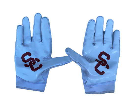 Erik Krommenhoek USC Football Player Exclusive Gloves (Size XL)