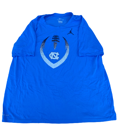 Jake Bargas North Carolina Football Team Issued Workout Shirt (Size 3XL)