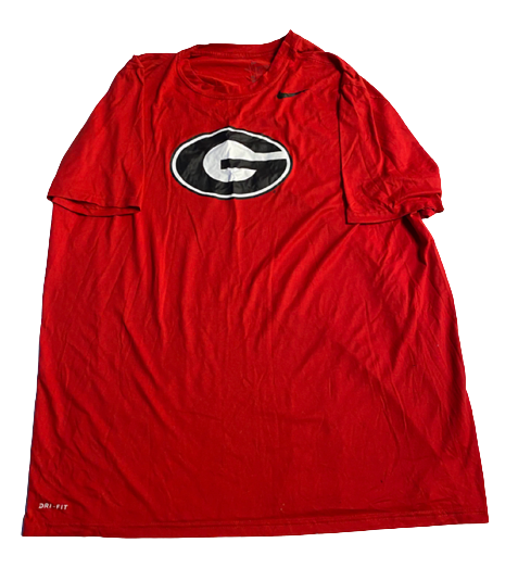 Garrett Blaylock Georgia Baseball Team Issued Workout Shirt (Size XLT)