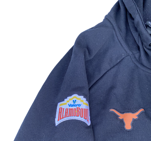 Skyler Bonneau Texas Football Team Exclusive Alamo Bowl Travel Jacket with Number (Size XL)