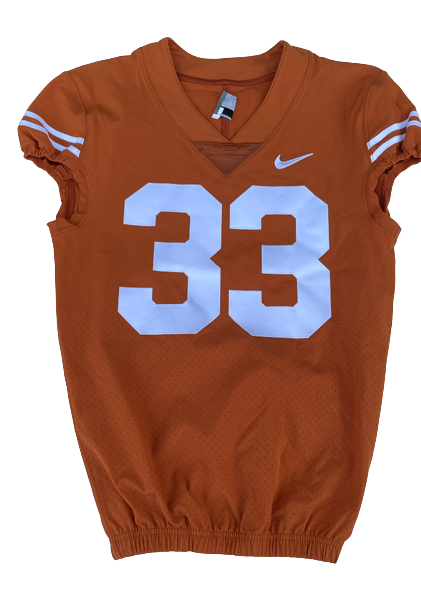 Skyler Bonneau Texas Football Game Worn Throwback Jersey (Size 40)