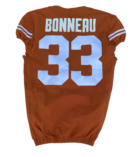 Skyler Bonneau Texas Football Game Worn Throwback Jersey (Size 40)