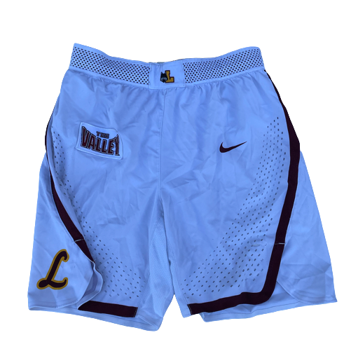 Lucas Williamson Loyola Basketball GAME WORN Shorts (Size L)