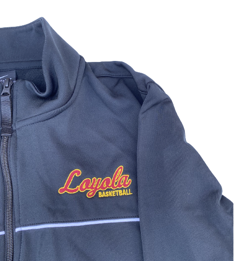Lucas Williamson Loyola Basketball Team Exclusive Jacket with Number on Back (Size L)
