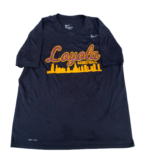 Lucas Williamson Loyola Basketball Team Exclusive Workout Shirt (Size L)