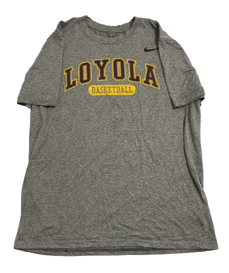 Lucas Williamson Loyola Basketball Team Issued Workout Shirt (Size L)