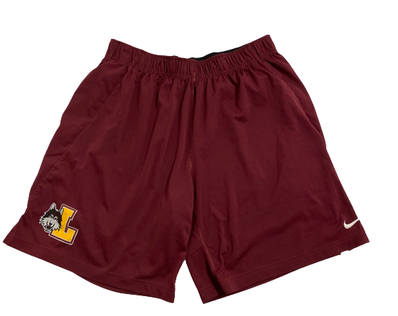 Lucas Williamson Loyola Basketball Team Issued Workout Shorts (Size L)