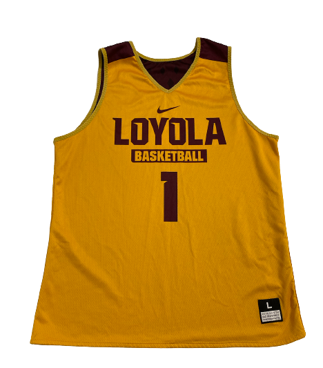 Lucas Williamson Loyola Basketball Team Exclusive Reversible Practice Jersey (Size L)