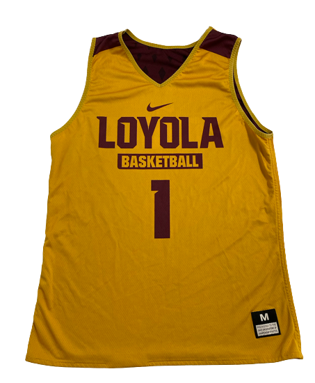 Lucas Williamson Loyola Basketball Team Exclusive Reversible Practice Jersey (Size M)