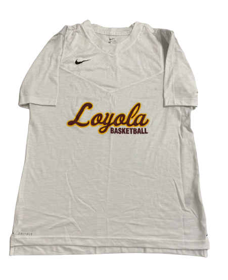 Lucas Williamson Loyola Basketball Team Exclusive Warm-Up Shirt (Size M)