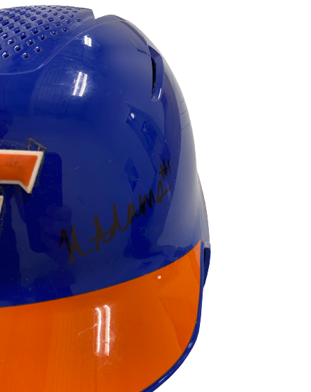 Hannah Adams Florida Softball SIGNED GAME WORN Batting Helmet
