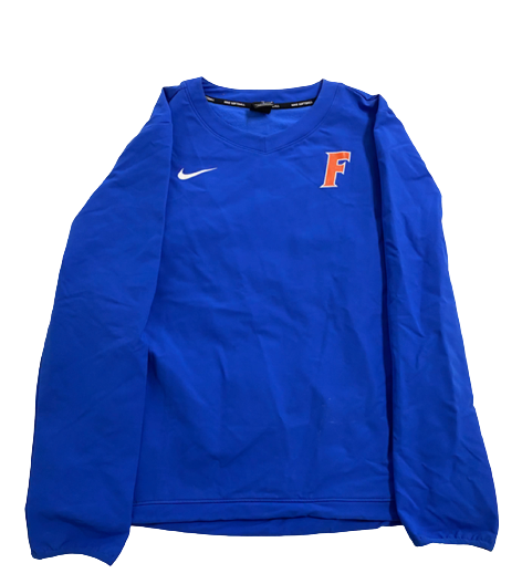 Hannah Adams Florida Softball Team Issued Long Sleeve Pullover Warm-Up Shirt (Size Women&