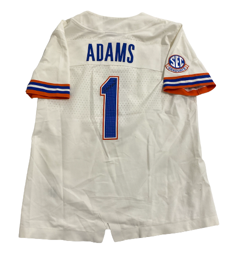 Hannah Adams Florida Softball SIGNED GAME WORN Jersey (Size M)
