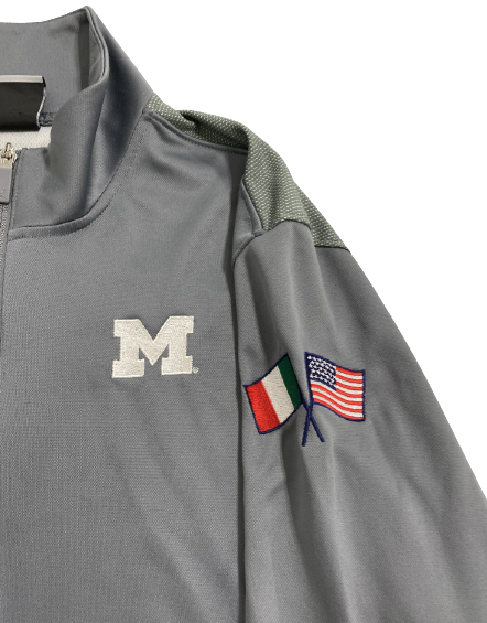 Will Hart Michigan Football Team Exclusive 2017 Italy Trip Jacket (Size XL)