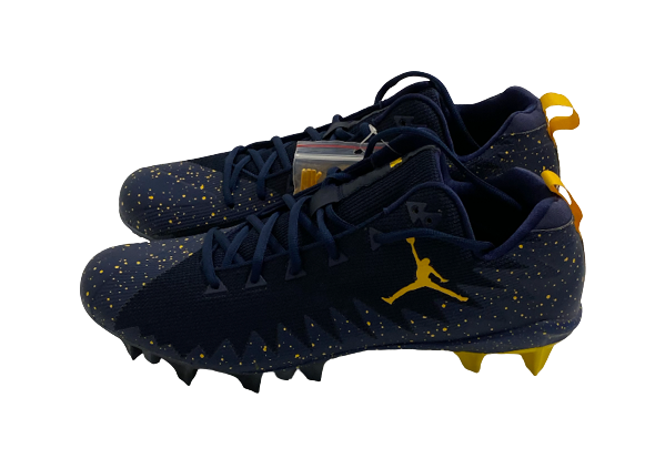 Will Hart Michigan Football Team Exclusive Cleats (Size 14)