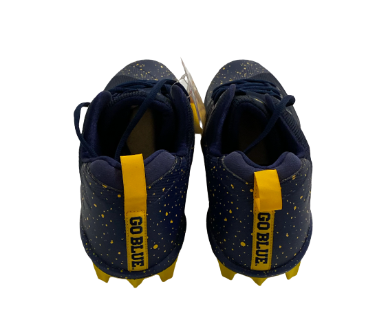 Will Hart Michigan Football Team Exclusive Cleats (Size 14)