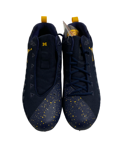 Will Hart Michigan Football Team Exclusive Cleats (Size 13)
