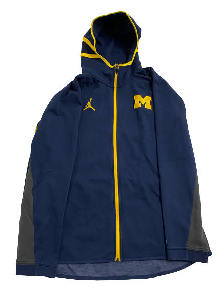 Will Hart Michigan Football Team Issued Travel Jacket (Size L)