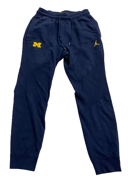 Will Hart Michigan Football Team Issued Sweatpants (Size L)