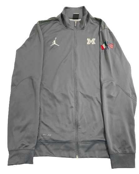 Will Hart Michigan Football Team Exclusive 2017 Italy Trip Jacket (Size XL)