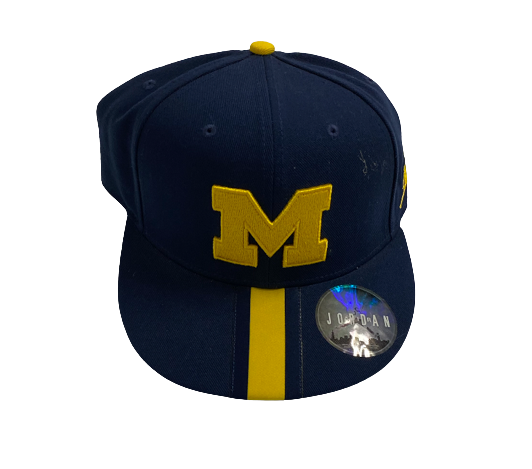 Will Hart Michigan Football Team Issued Set of (2) Hats