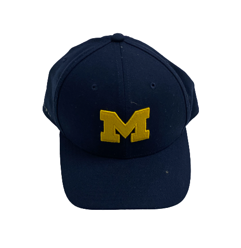 Will Hart Michigan Football Team Issued Set of (2) Hats