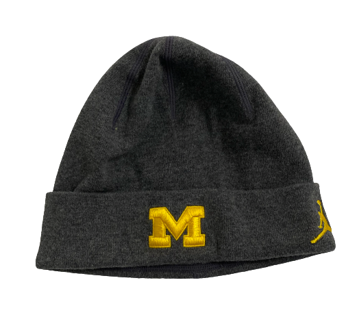 Will Hart Michigan Football Team Exclusive Beanie Hat with Number