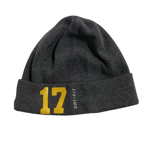 Will Hart Michigan Football Team Exclusive Beanie Hat with Number