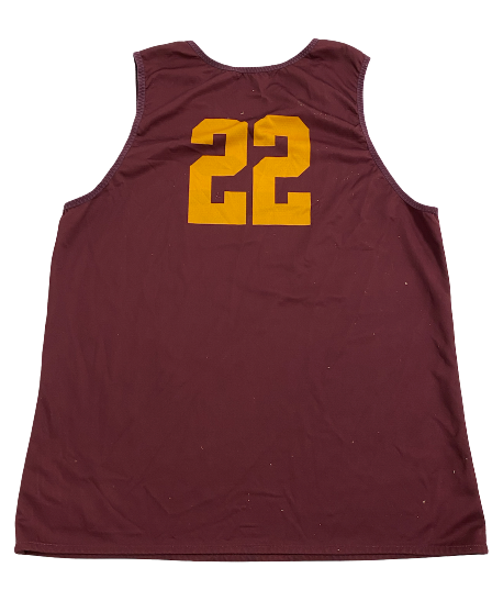 Sami Ismail Loyola Chicago Basketball Player Exclusive Reversible Practice Jersey (Size L)