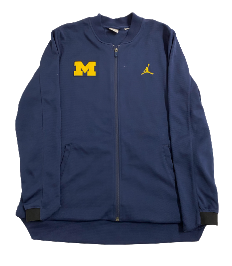 Naz Hillmon Michigan Basketball Team Issued Jacket (Size Women&