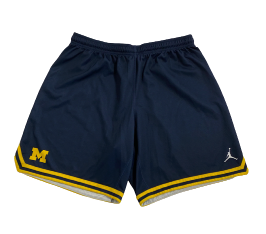 Naz Hillmon Michigan Basketball Team Exclusive Practice Shorts (Size Women&