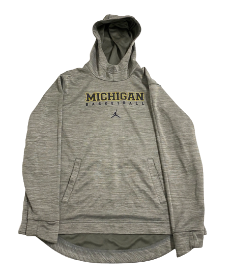 Naz Hillmon Michigan Basketball Team Issued Sweatshirt (Size Women&