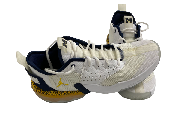 Naz Hillmon Michigan Basketball Player Exclusive Shoes (Size 11)