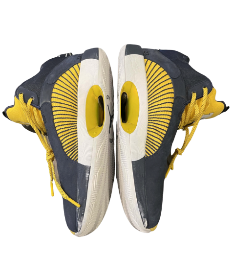 Michigan Basketball Player Exclusive Air Jordan 35 Shoes (Size 15)